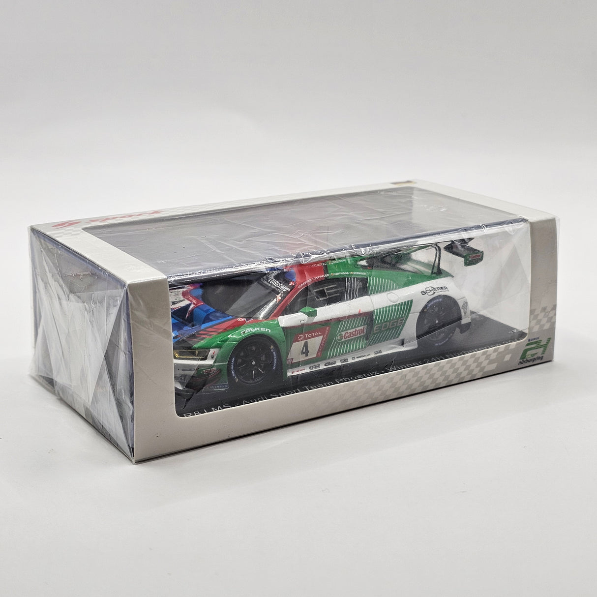 Spark Audi R8 LMS #4 Team Phoenix Winner 24Hrs Nurburgring 2019 1/43 Scale