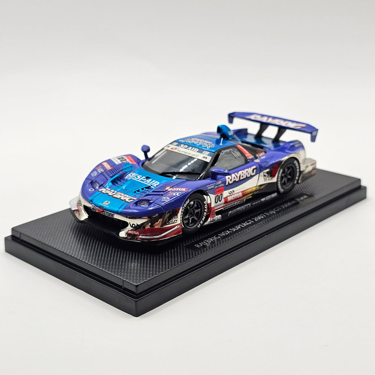 EBBRO Honda NSX #100 Raybrig Team Kunimitsu GT500 Super GT 2007 Fuji 1/43 Scale