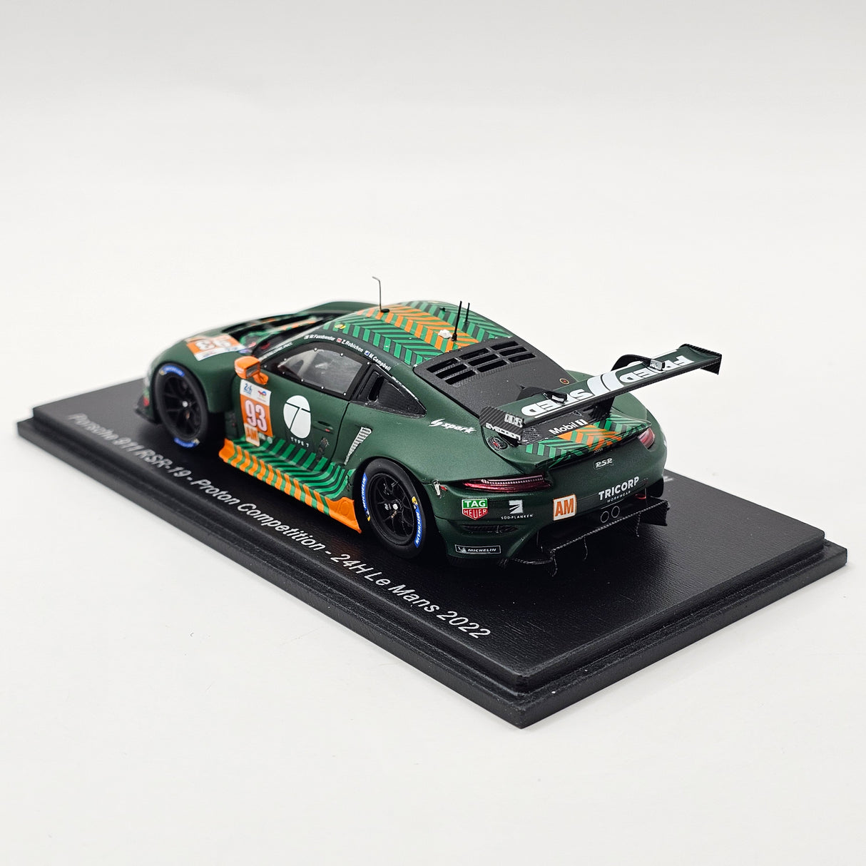Spark Porsche 911 RSR-19 #93 Proton Competition 24Hrs Le Mans 2022 1/43 Scale