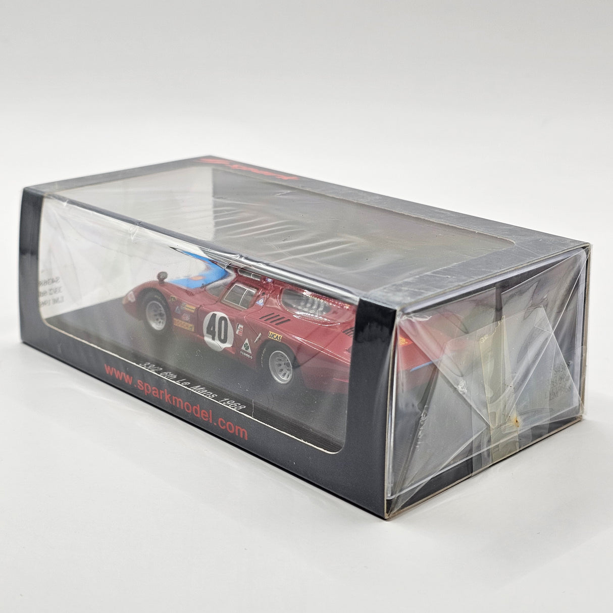 Spark Alfa Romeo 33/2 #40 Autodelta SpA 24Hrs Le Mans 1968 1/43 Scale S4368