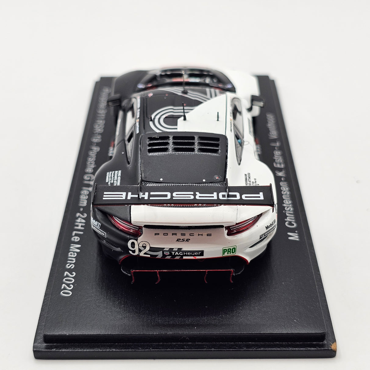 Spark Porsche 911 RSR-19 #92 Porsche GT Team 24Hrs Le Mans 2020 1/43 Scale