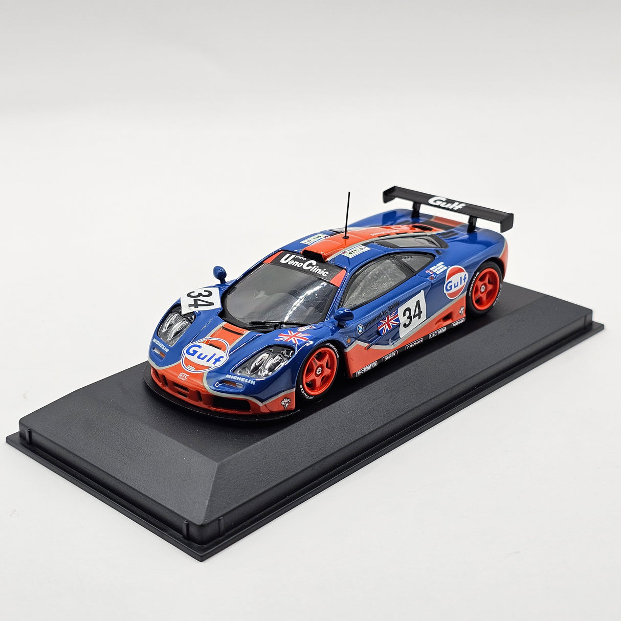Minichamps McLaren F1 GTR #34 Gulf Racing 24Hrs Le Mans 1996 1/43 Scale