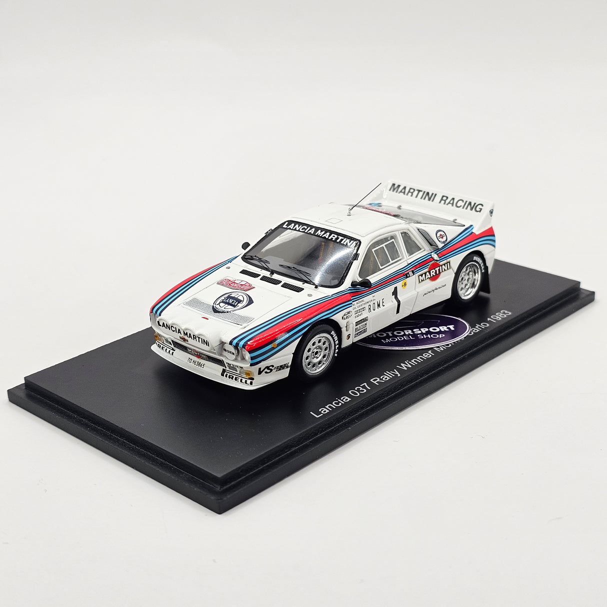 Spark Lancia 037 Rally #1 W.Röhrl Winner Monte Carlo Rally 1983 1/43 Scale S9108