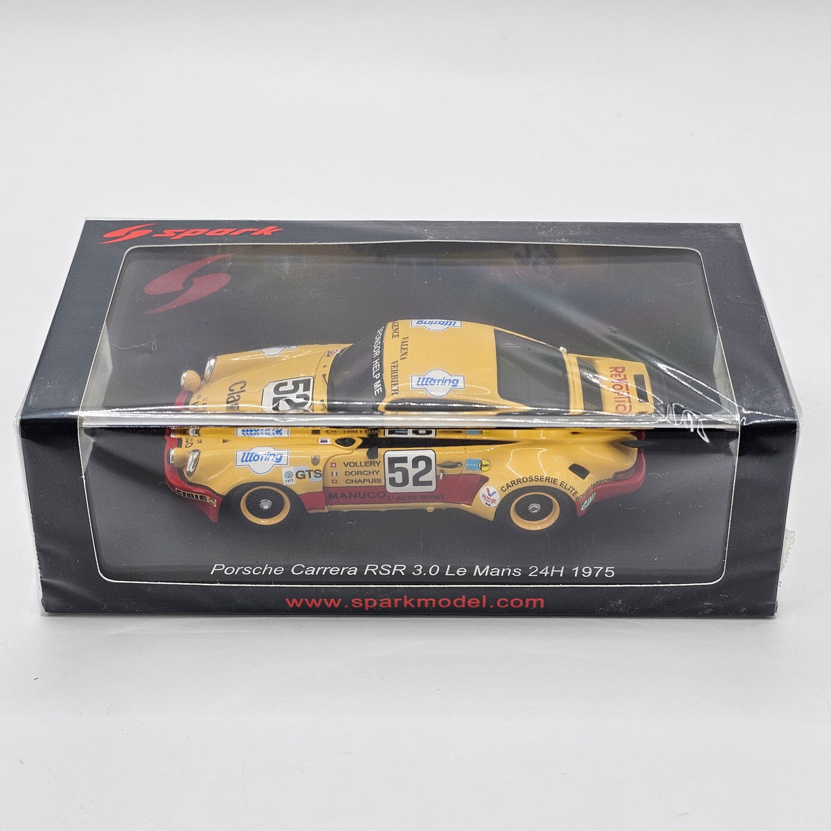 Spark Porsche 911 Carrera RSR #52 Écurie du Nord 24Hrs Le Mans 1975 1/43 Scale S9802