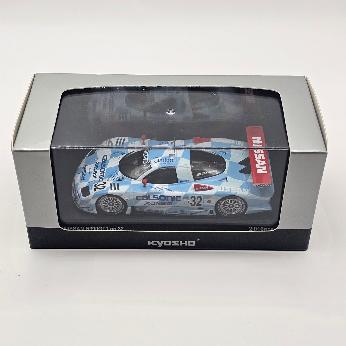 Kyosho Nissan R390 #32 Calsonic Nissan Motorsport Le Mans 24Hrs 1998 1/43 Scale