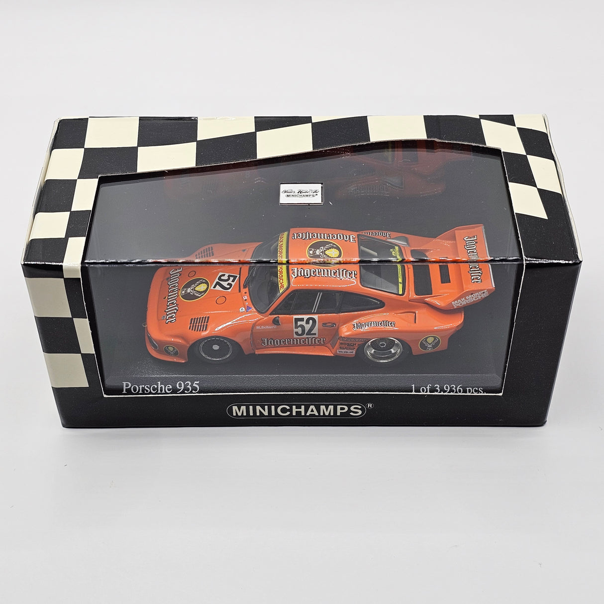 Minichamps Porsche 935 #52 Zolder DRM M. Schurti 1977 Winner 1/43 Scale
