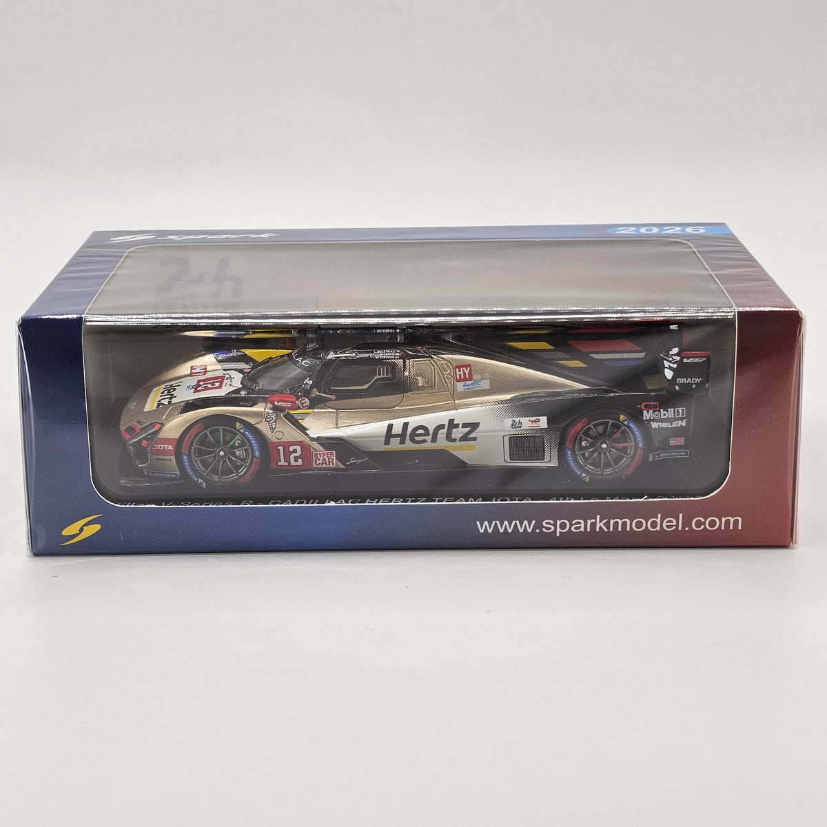 Spark Cadillac V-Series.R #12 Cadillac Hertz Team Jota Le Mans 24Hrs 2026 1/43 Scale
