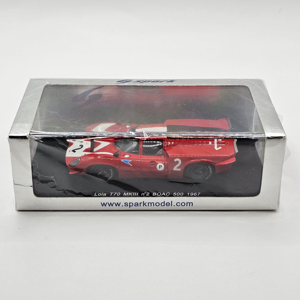 Spark Lola T70 MKIII #2 Lola Racing Ltd BOAC 500 1967 1/43 Scale S1391