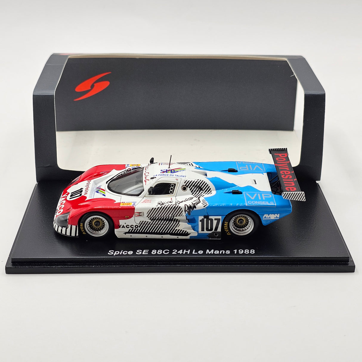 Spark Spice SE88C #107 Chamberlain Engineering 24Hrs Le Mans 1988 1/43 Scale