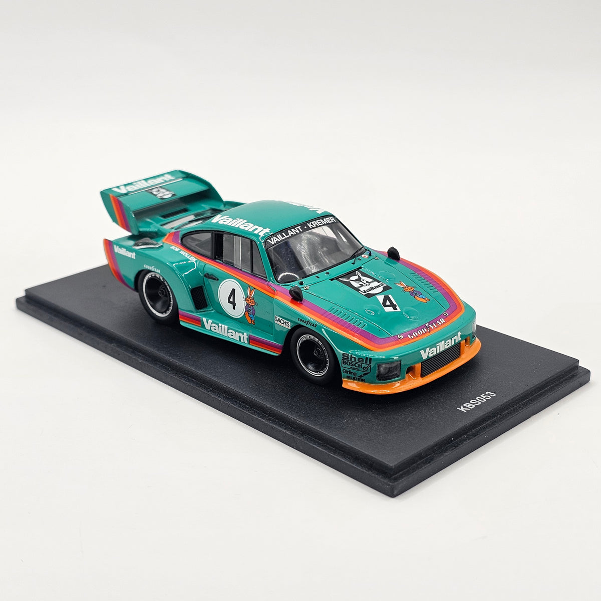 Spark Porsche 935 K2 #4 Kremer Racing Winner 6Hrs Hockenheim 1977 1/43 Scale