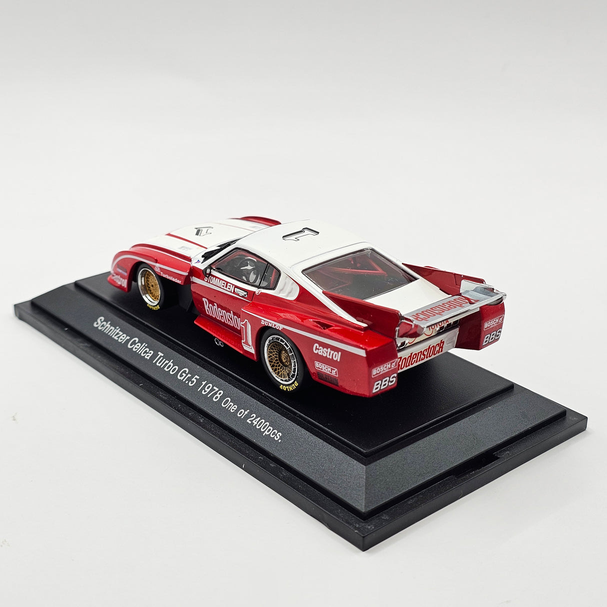 EBBRO Toyota Celica Liftback Turbo Gr.5 DRM #1 Schnitzer 1978 1/43 Scale
