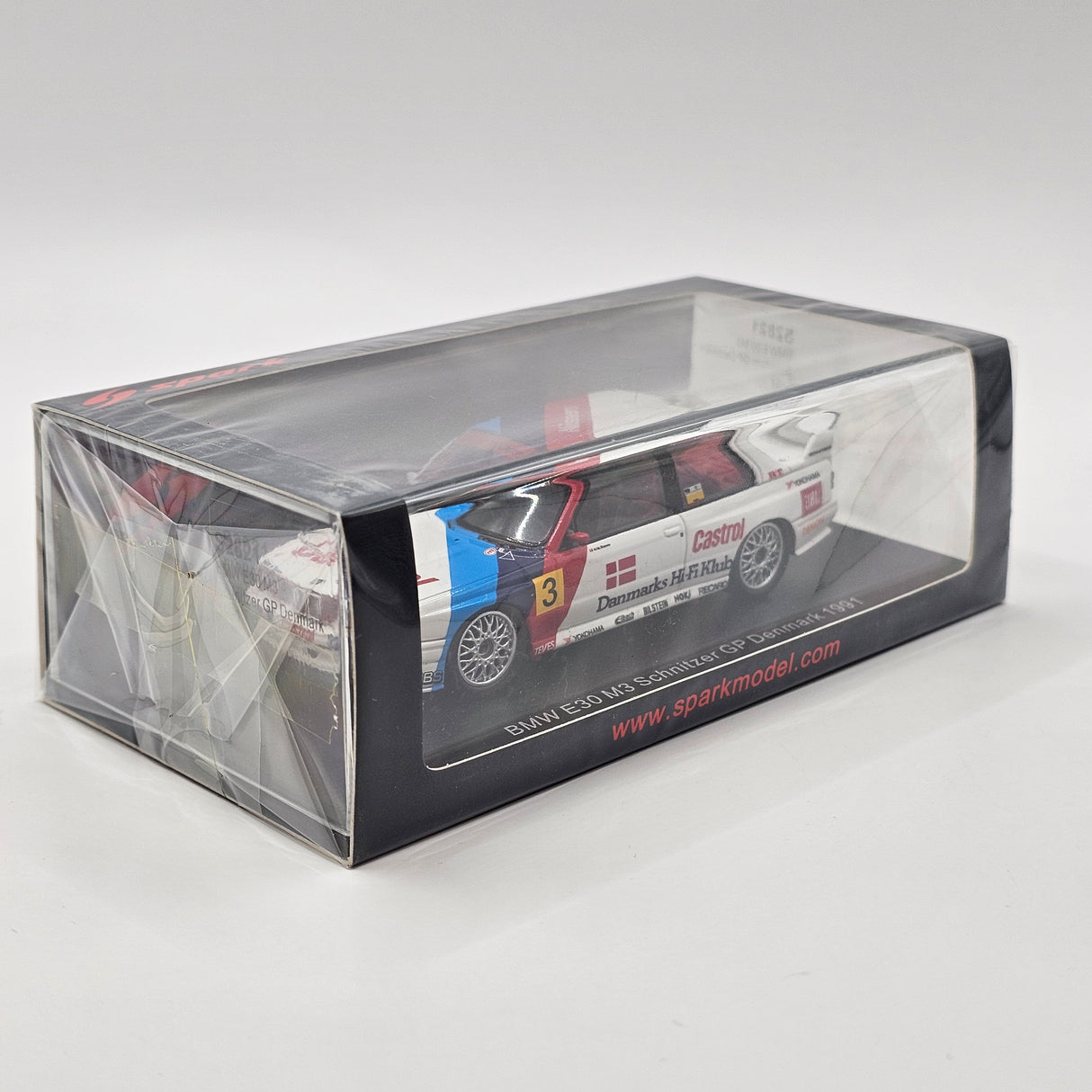 Spark BMW M3 E30 #3 Schnitzer Motorsport DTM GP Denmark 1991 1/43 Scale S2821