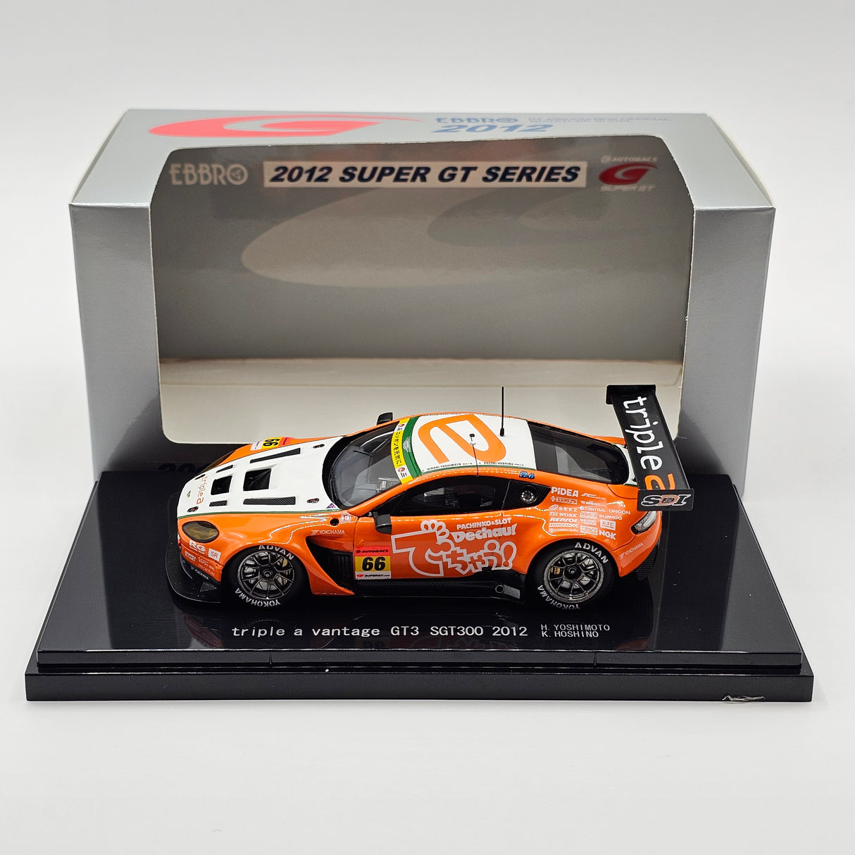 EBBRO Aston Martin Vantage GT3 #66 A speed Super GT GT300 2012 1/43 Scale