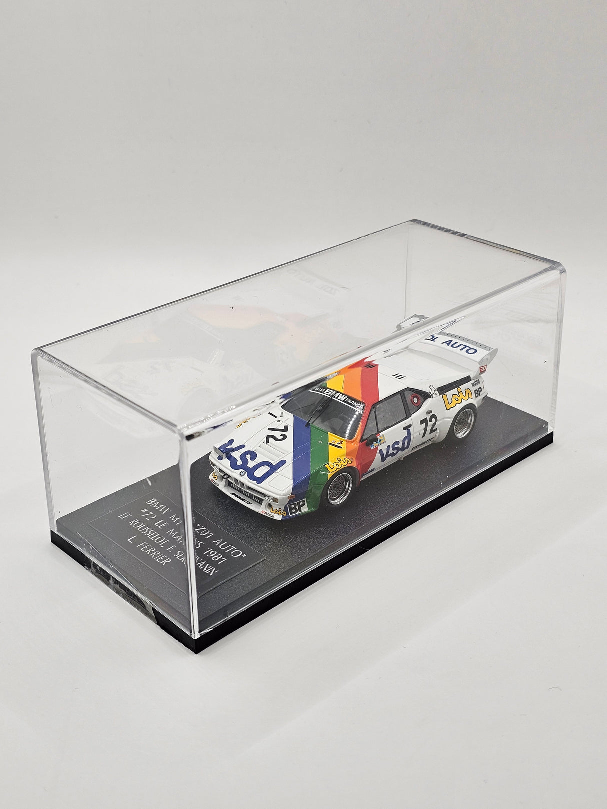 Spark BMW M1 #72 BMW Zol'Auto 24Hrs Le Mans 1981 1/43 Scale S6405