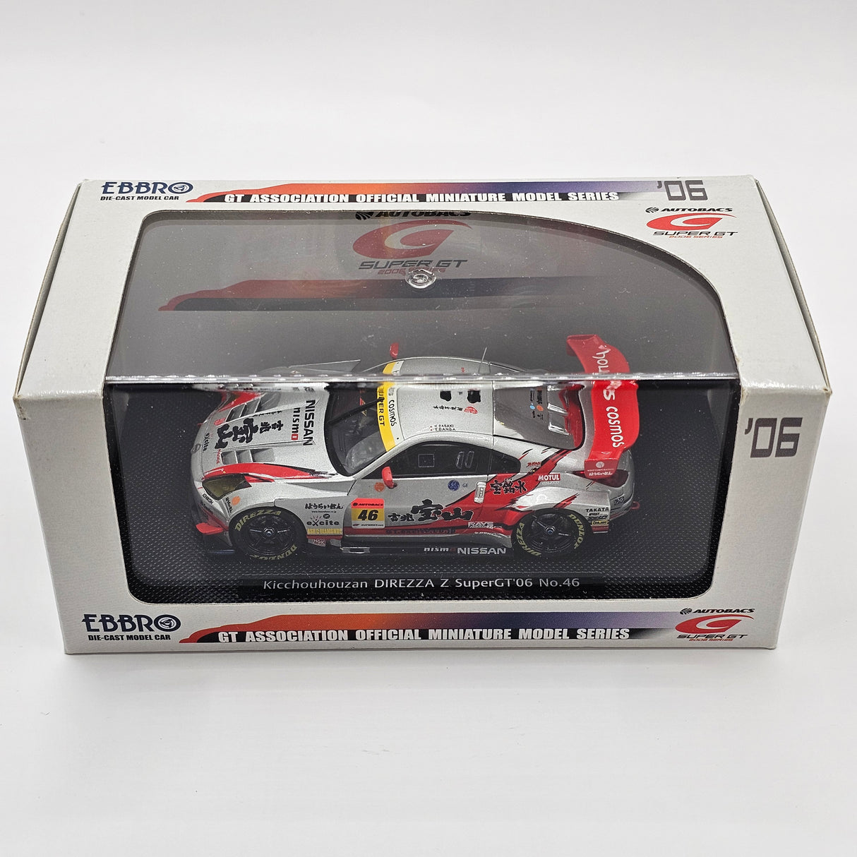EBBRO Nissan Fairlady Z #46 Direzza MOLA Super GT GT300 2006 1/43 Scale