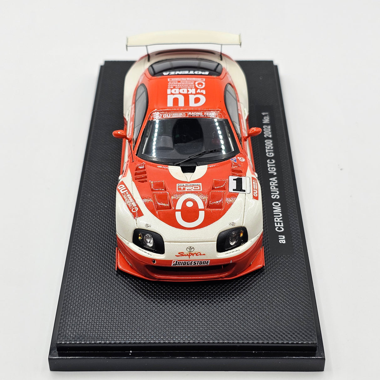EBBRO P4 Toyota Supra #1 au Cerumo JGTC GT500 2002 Resin Collection 1/43 Scale