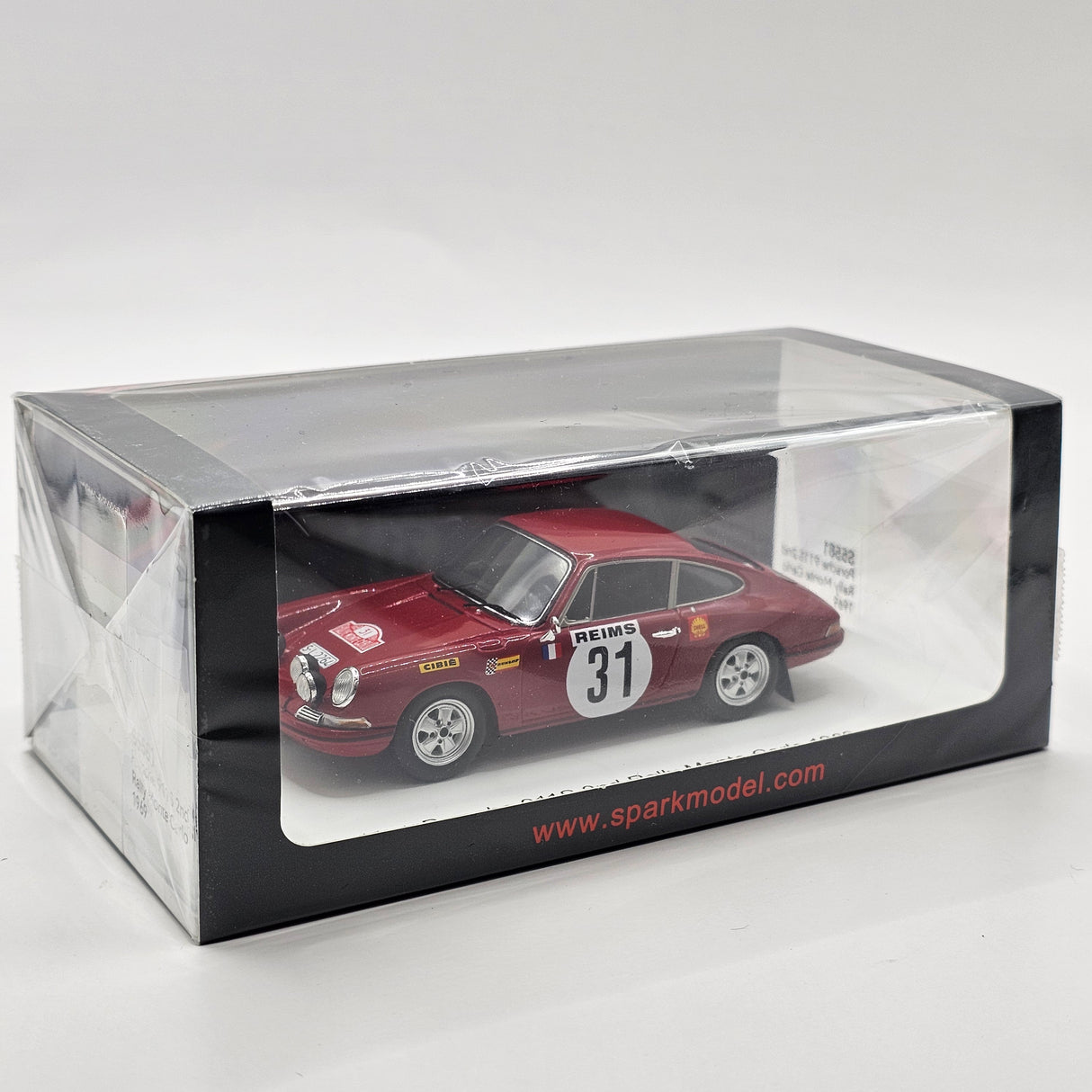Spark Porsche 911S #31 2nd Rally Monte Carlo 1969 1/43 Scale S5581