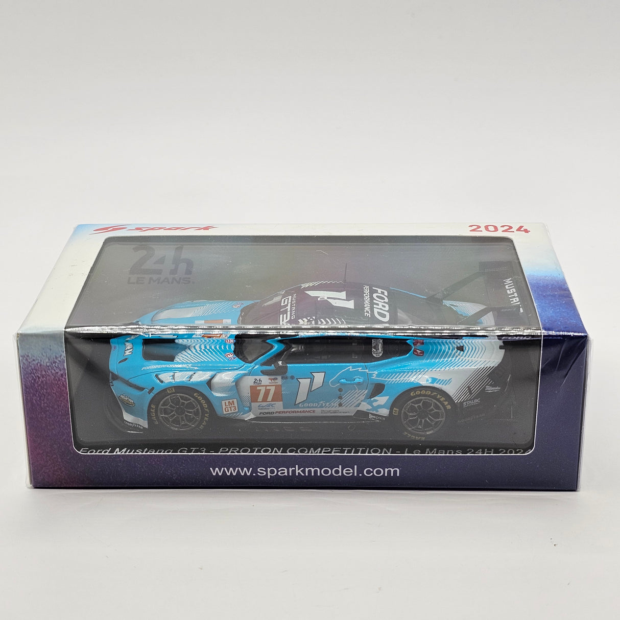 Spark Ford Mustang GT3 #77 Proton Competition 24Hrs Le Mans 2024 1/43 Scale S9153