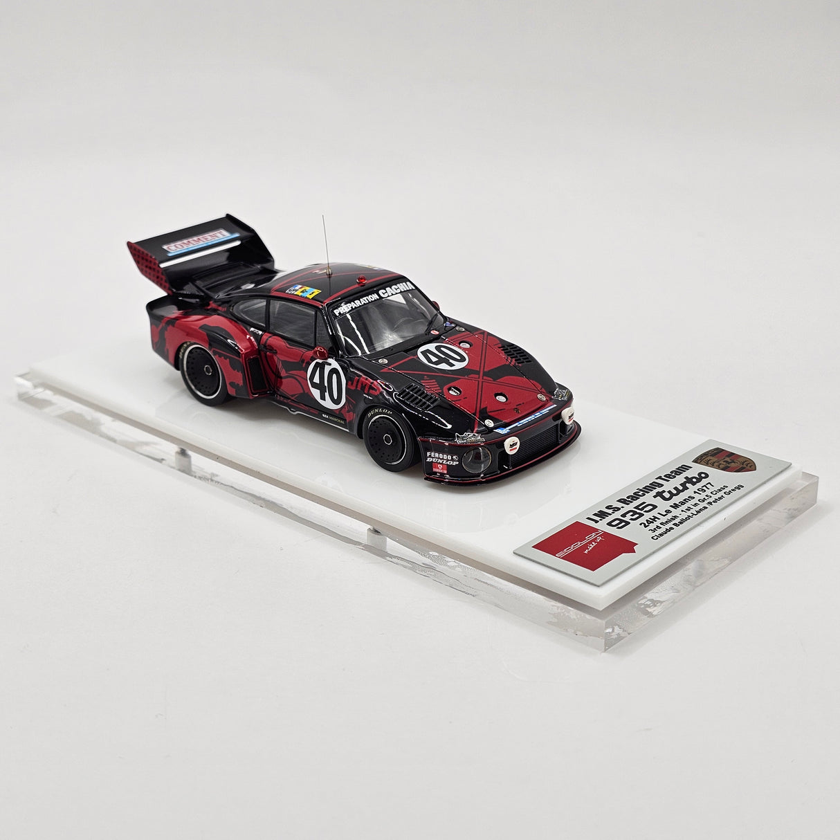 Make Up Eidolon Porsche 935/77 #40 JMS Racing 24Hrs Le Mans 1977 1/43 Scale