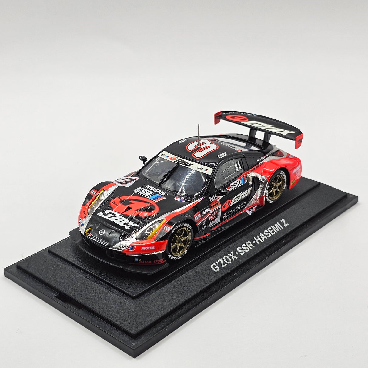 EBBRO Tomica Nissan Z #3 G'Zox Hasemi Motorsport JGTC GT500 2004 1/43 Scale