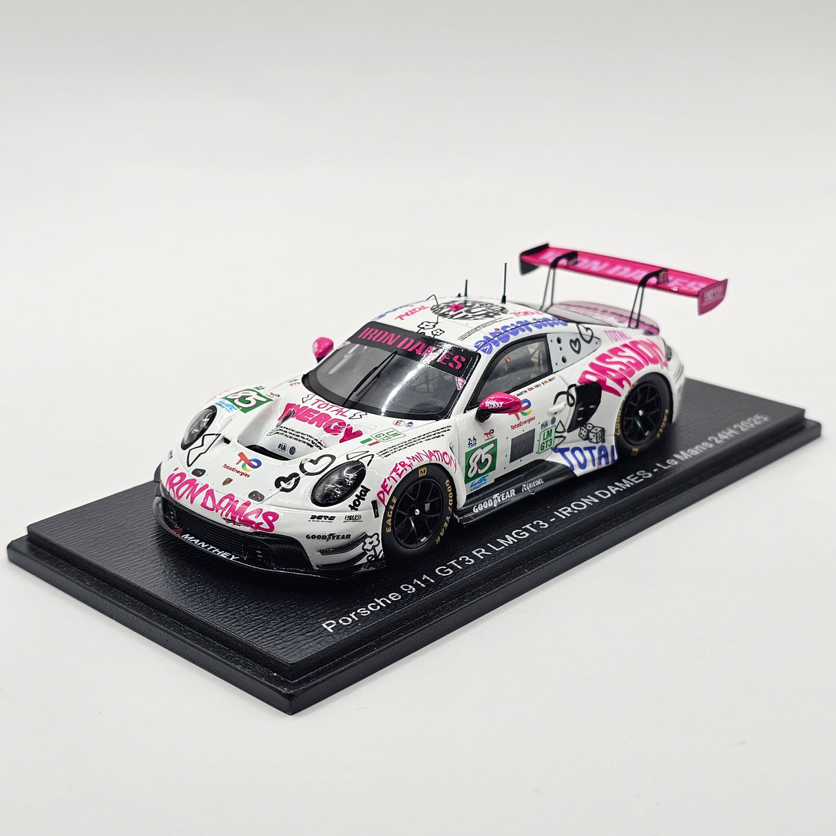 Spark Porsche 911 GT3 R LMGT3 #85 Iron Dames 24 Hours of Le Mans 2025 1/43 Scale S9302