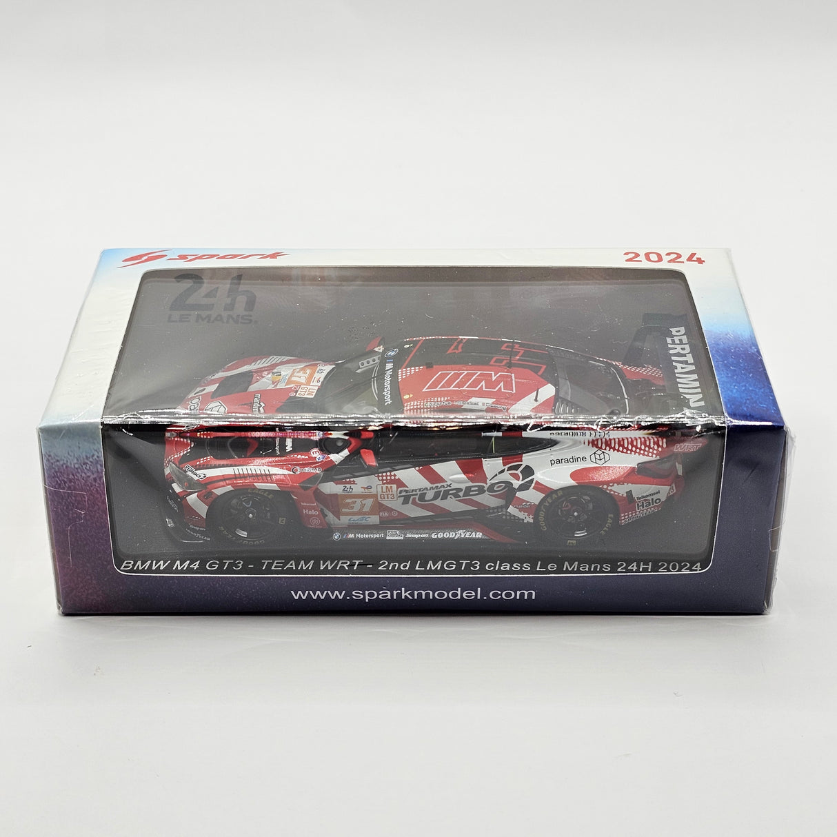 Spark BMW M4 GT3 #31 Team WRT 24Hrs Le Mans 2024 LMGT3 2nd 1/43 Scale S9147