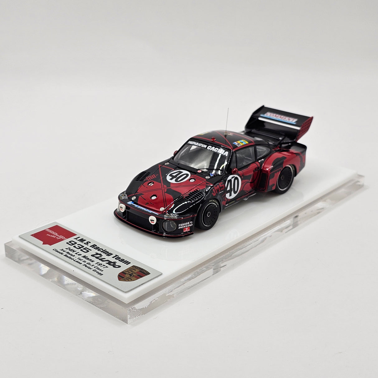 Make Up Eidolon Porsche 935/77 #40 JMS Racing 24Hrs Le Mans 1977 1/43 Scale