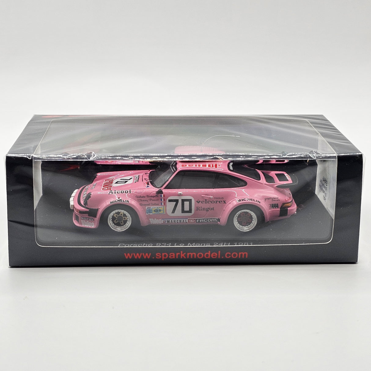 Spark Porsche 934 #70 T. Perrier Le Mans 24H 1981 Class Winner 1/43 Scale S9846