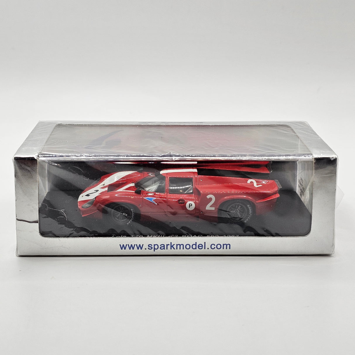 Spark Lola T70 MKIII #2 Lola Racing Ltd BOAC 500 1967 1/43 Scale S1391