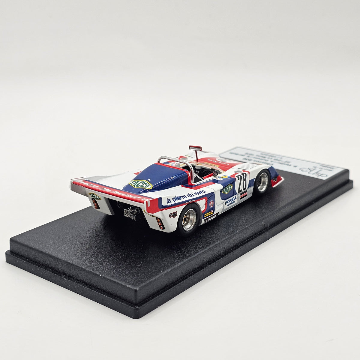 Trofeu DSN Chevron B36 #28 Société Racing Organisation Course 24Hrs Le Mans 1979 1/43 Scale