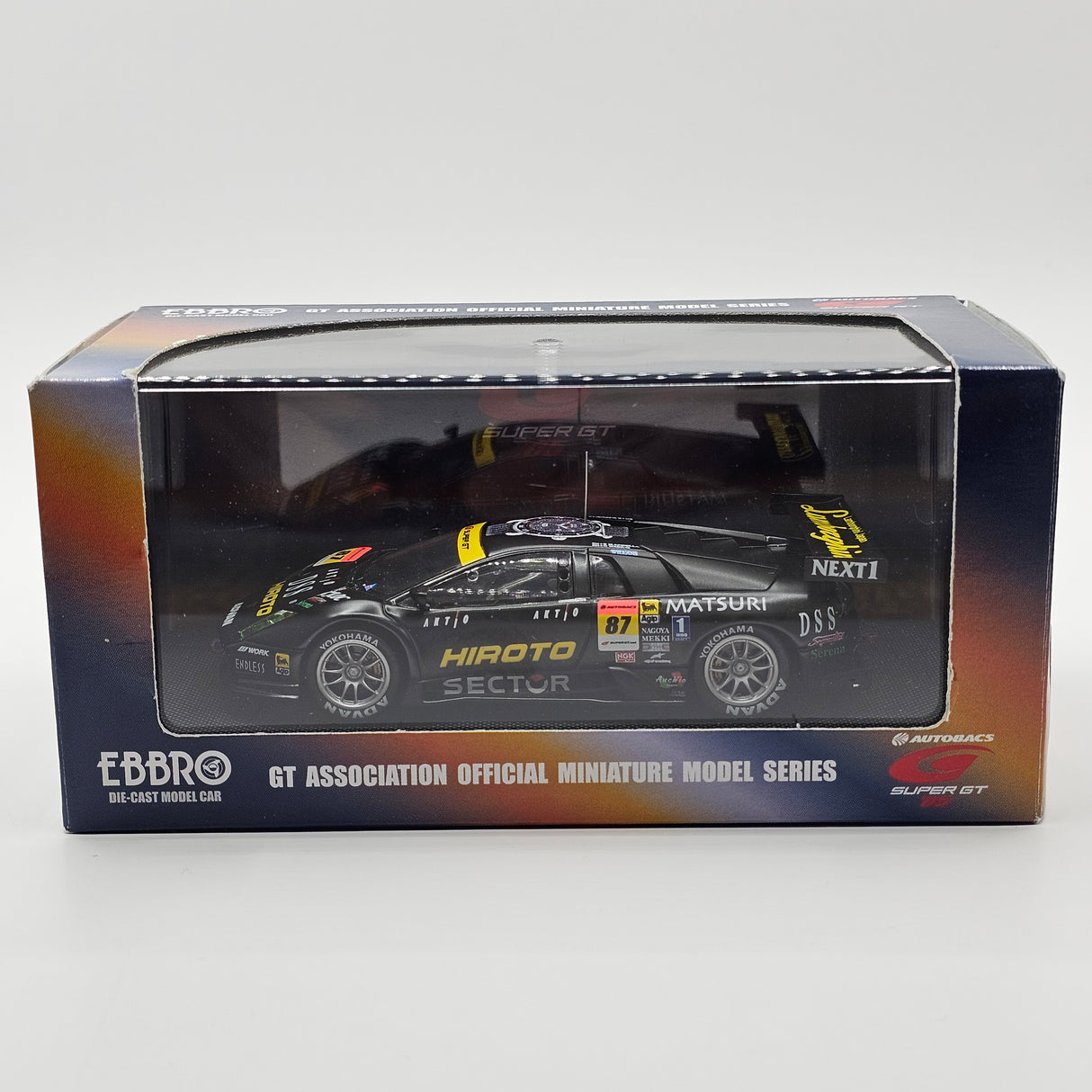 EBBRO Lamborghini Murcielago #87 JLOC Super GT GT300 2005 1/43 Scale
