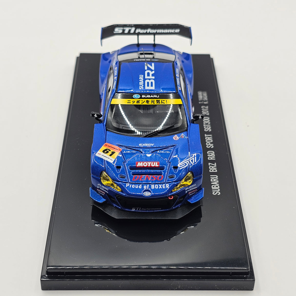 EBBRO Subaru BRZ #61 R&D Sport Super GT GT300 2012 1/43 Scale