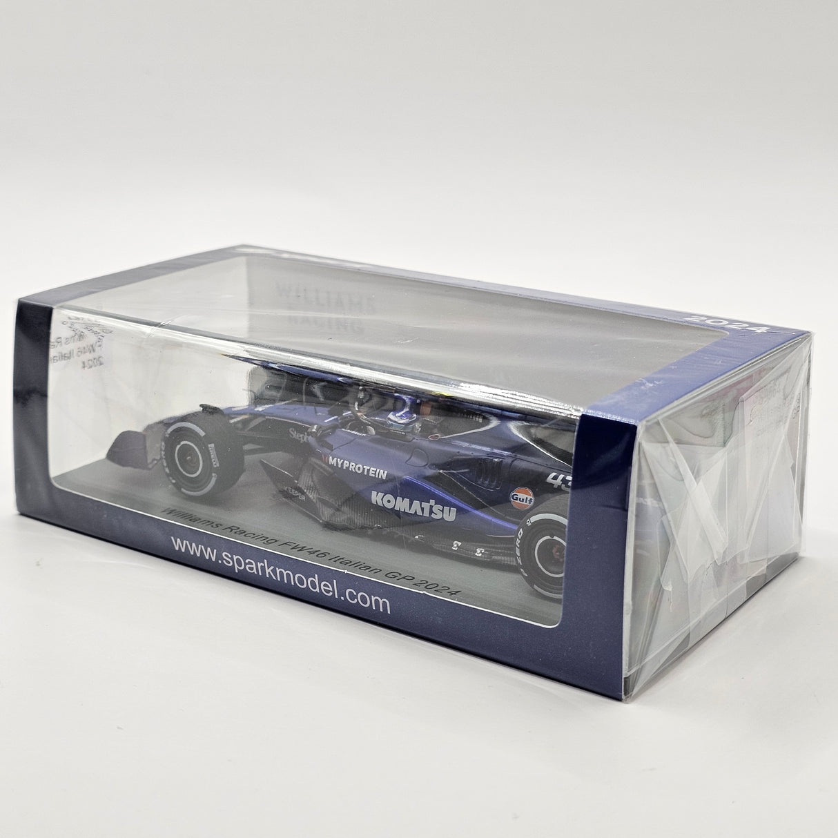 Spark Williams FW46 #43 Franco Colapinto Italian F1 GP 2024 1/43 Scale S9564