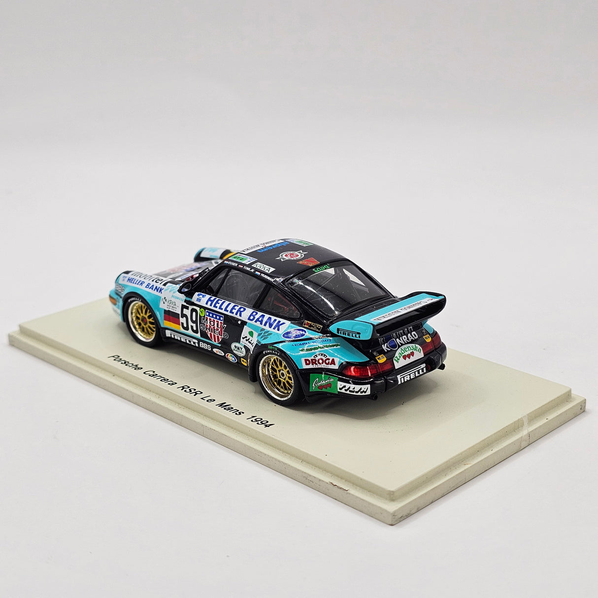 Spark Porsche 911 Carrera RSR #59 Konrad Motorsport 24Hrs Le Mans 1994 1/43 Scale
