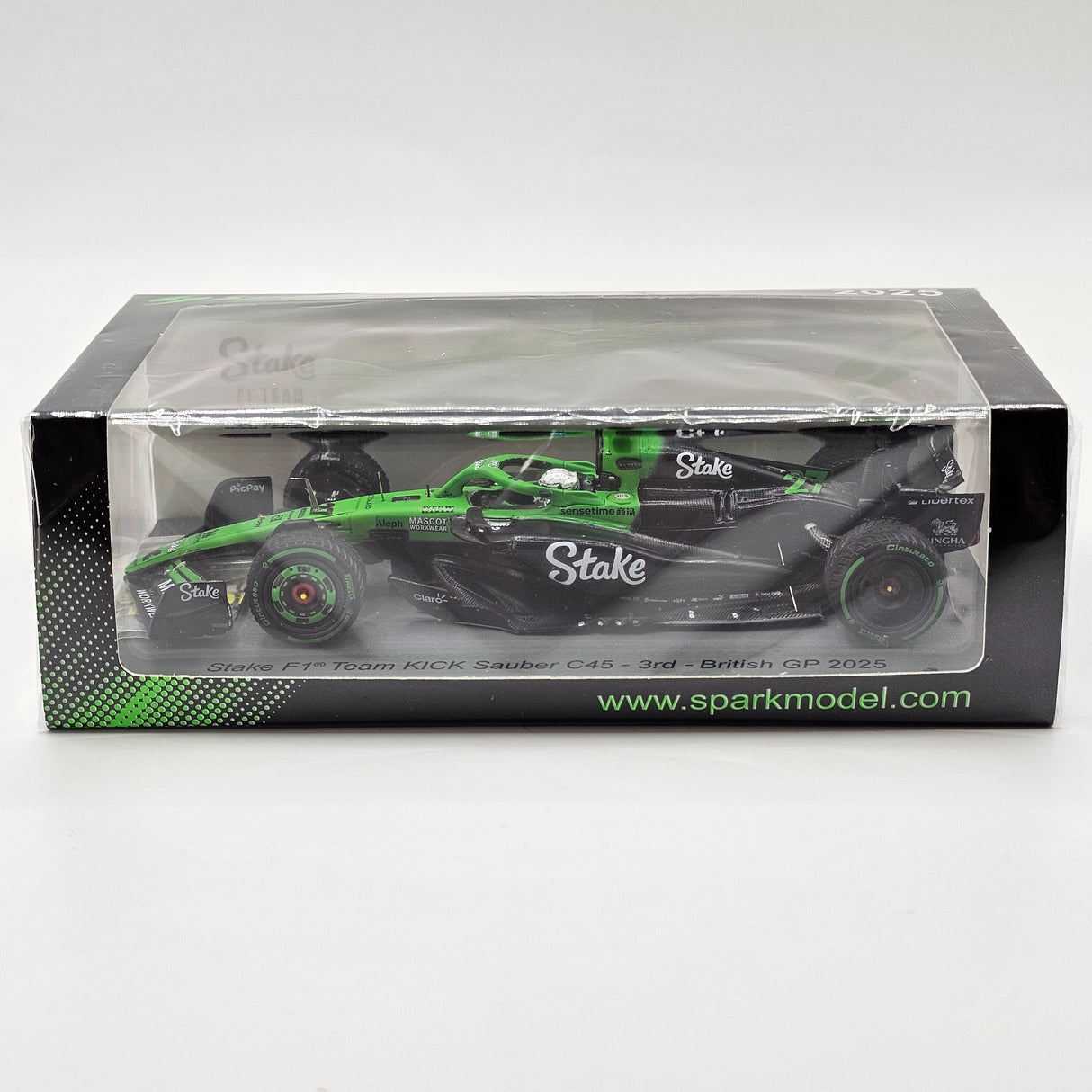 Spark Kick Sauber C45 #27 Nico Hulkenberg 3rd British F1 GP 2025 1/43 Scale S9578
