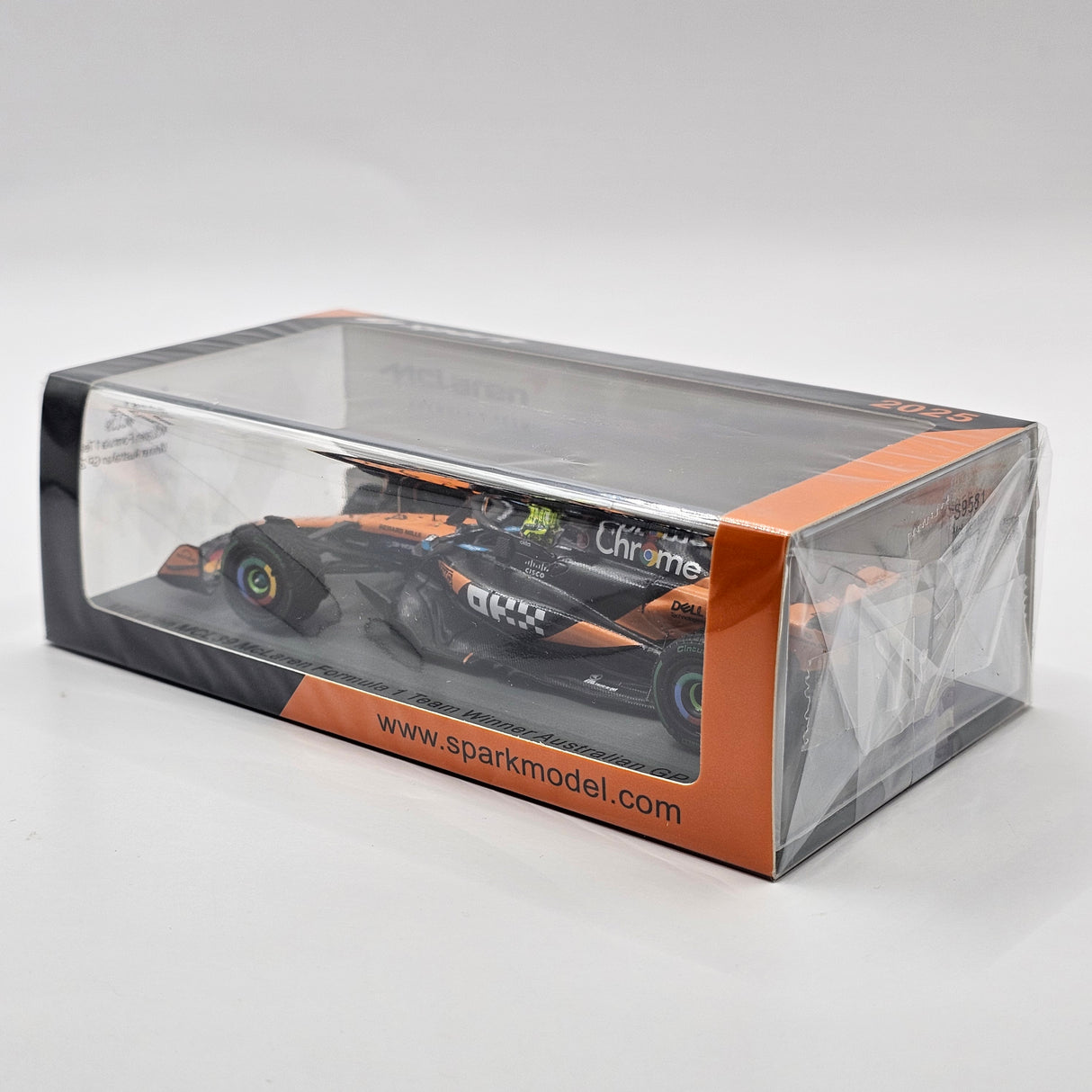 Spark McLaren MCL39 #4 Lando Norris Australian GP 2025 Winner 1/43 Scale S9581