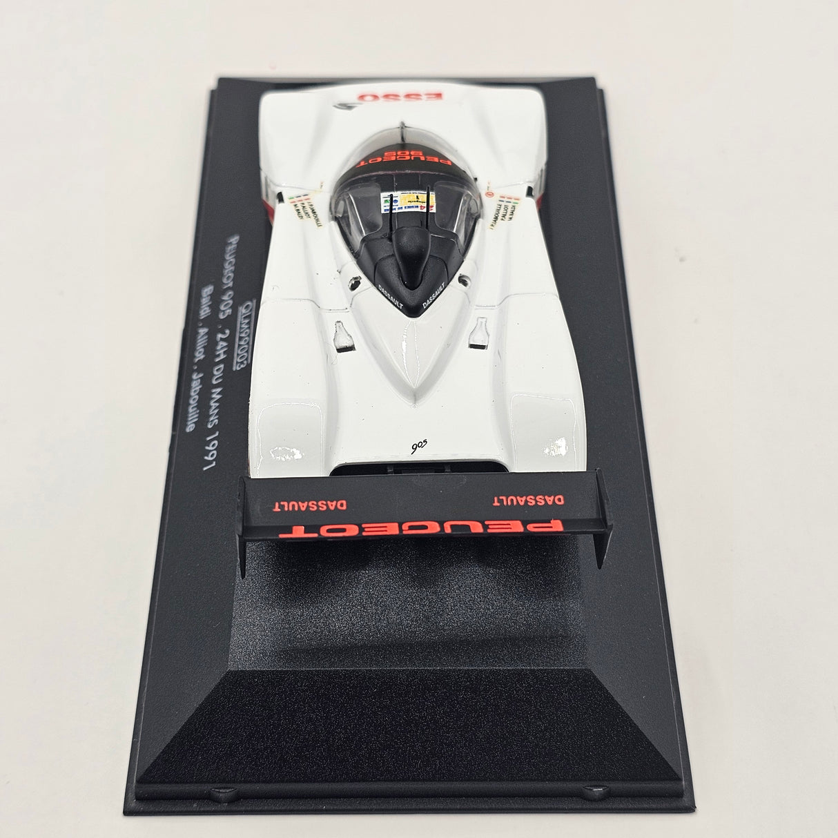 Quartzo Peugeot 905 #5 Peugeot Talbot Sport Le Mans 24Hrs 1991 1/43 Scale