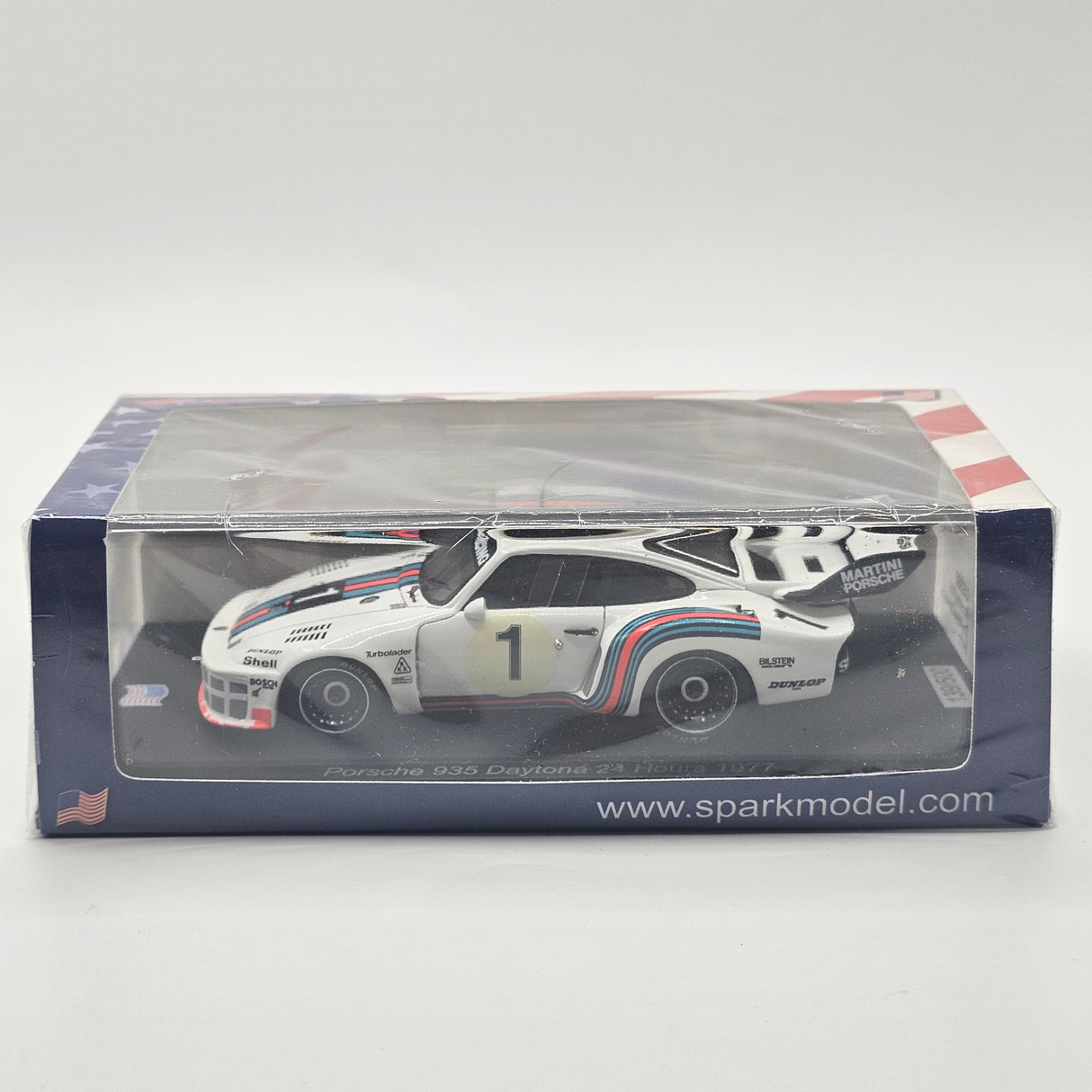 Spark Porsche 935 #1 Martini Racing Porsche System 24Hrs Daytona 1977 1/43 Scale