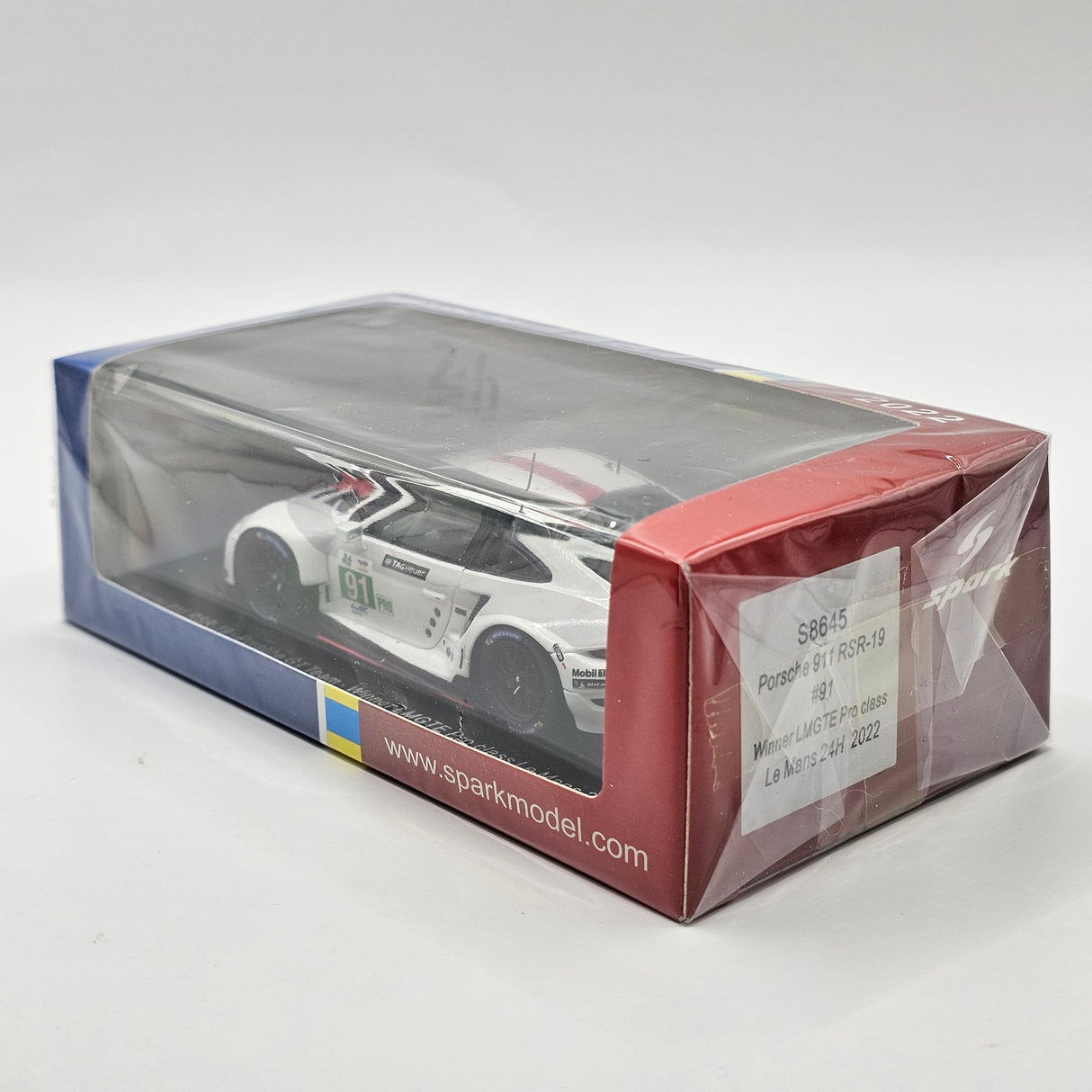 Spark Porsche 911 RSR-19 #91 Porsche GT Team Winner GTE Pro Le Mans 2022 1/43 Scale