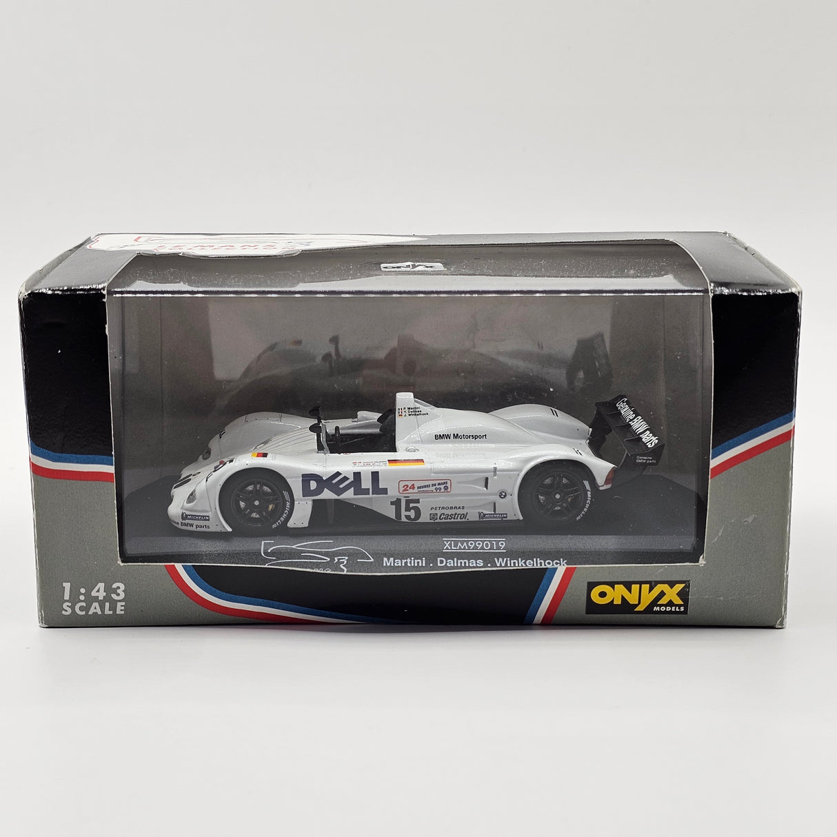 Onyx BMW V12 LMR #15 Team BMW Motorsport 24Hrs Le Mans Winner 1999 1/43 Scale