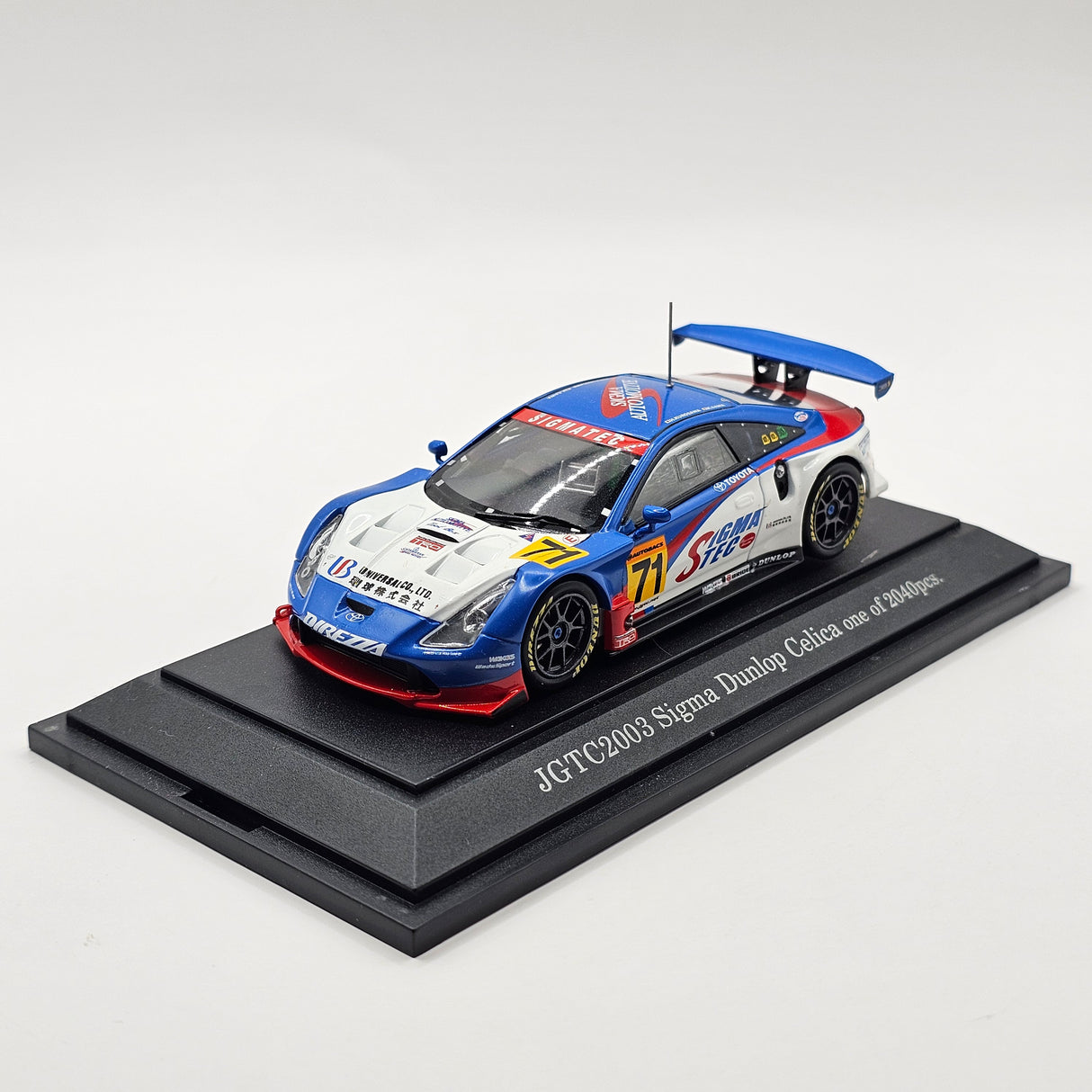 EBBRO Toyota Celica #71 SigmaTec Racing JGTC GT300 2003 1/43 Scale
