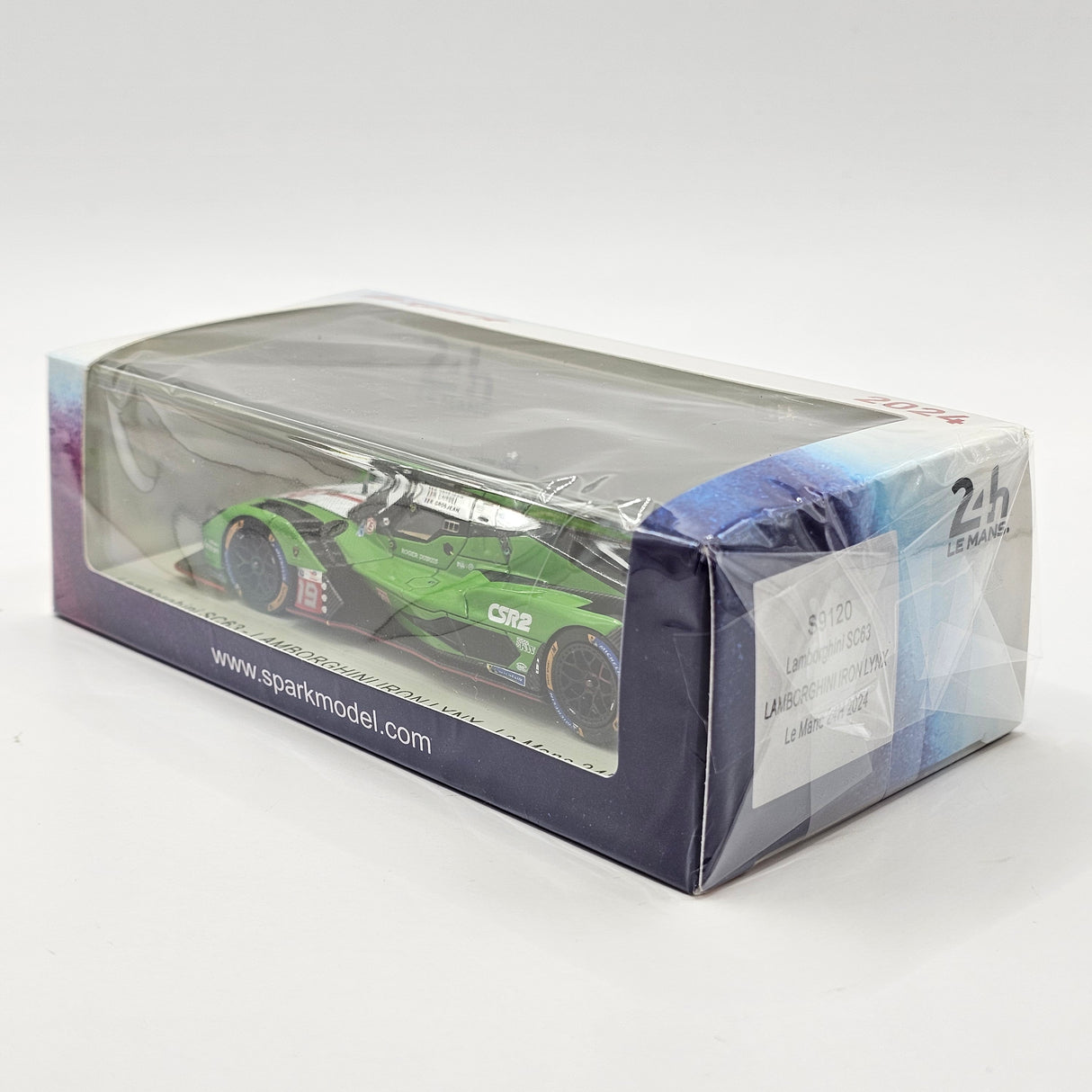 Spark Lamborghini SC63 #19 Iron Lynx 24hrs Le Mans 2024 1/43 Scale S9120
