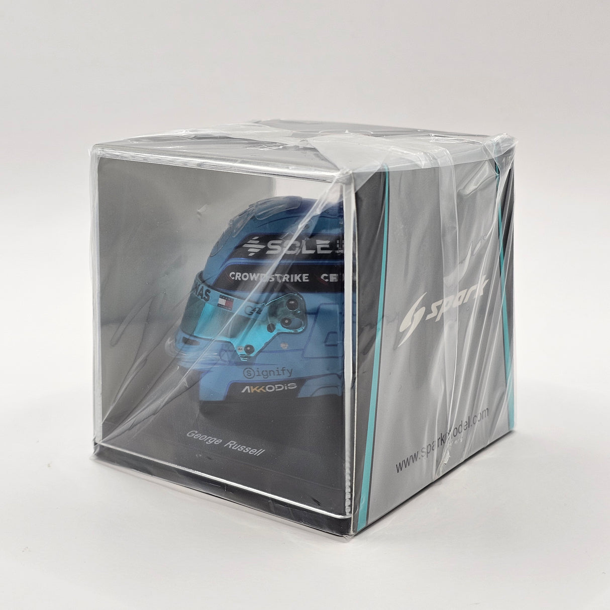 Spark George Russell 2024 Abu Dhabi GP Helmet 1/5 Scale 5HF182