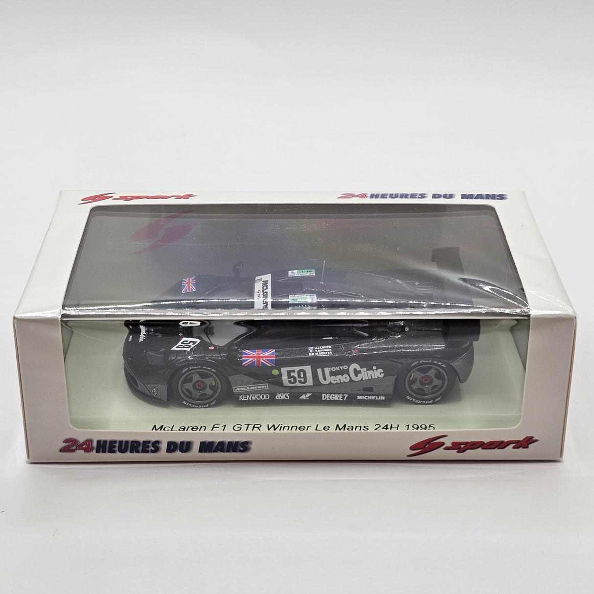 Spark McLaren F1 GTR #59 Kokusai Kaihatsu Racing 24Hrs Le Mans 1995 Winner 1/43 Scale