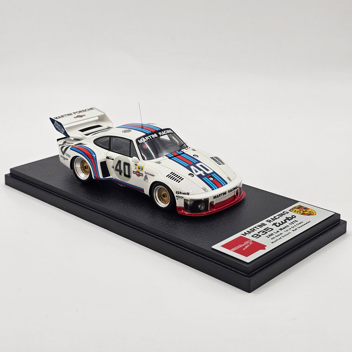 Make Up Eidolon Porsche 935 Turbo #40 Martini Racing Porsche 24Hrs Le Mans 1976 1/43 Scale