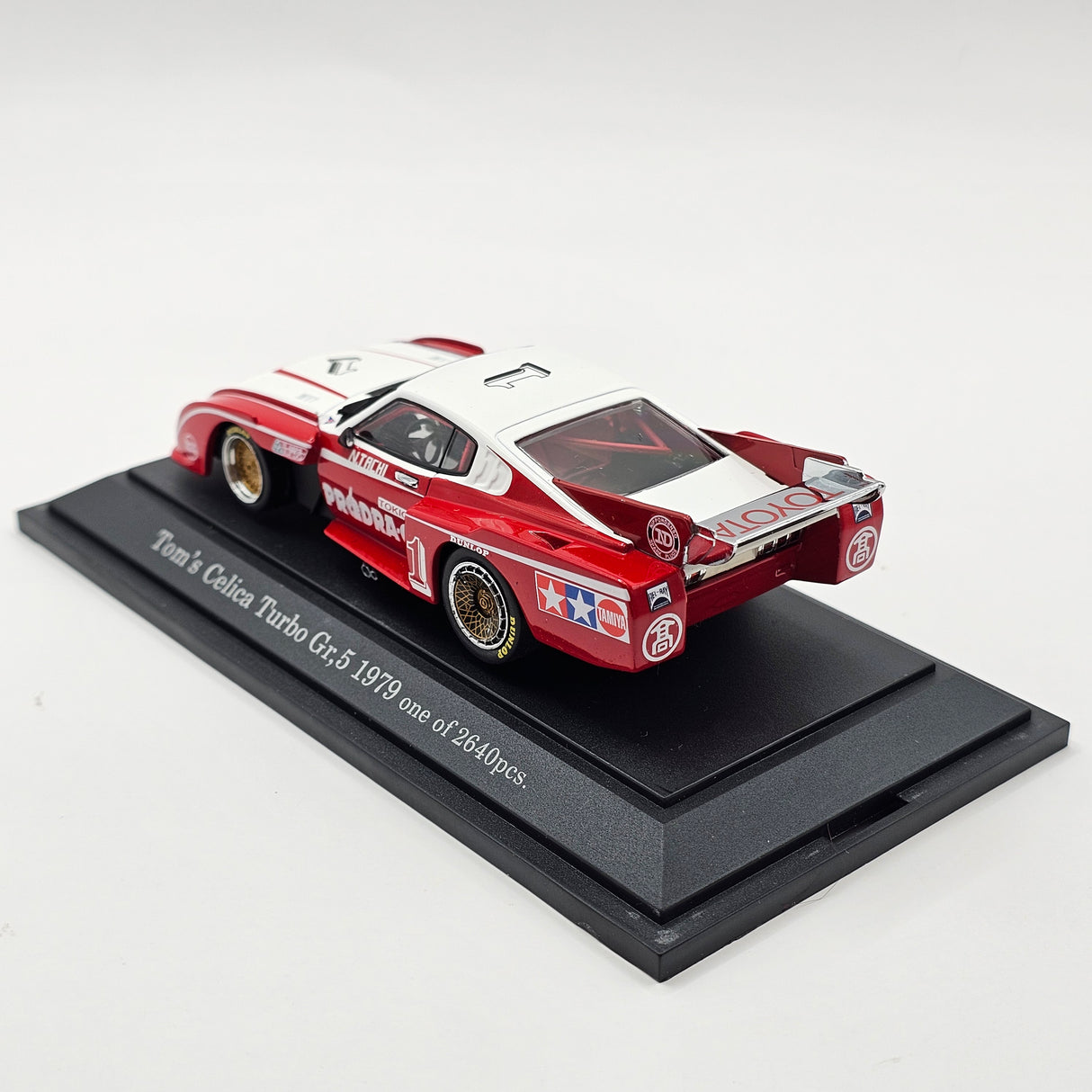 EBBRO Toyota Celica Liftback Turbo Gr.5 Silhouette Series #1 TOM'S 1979 1/43 Scale