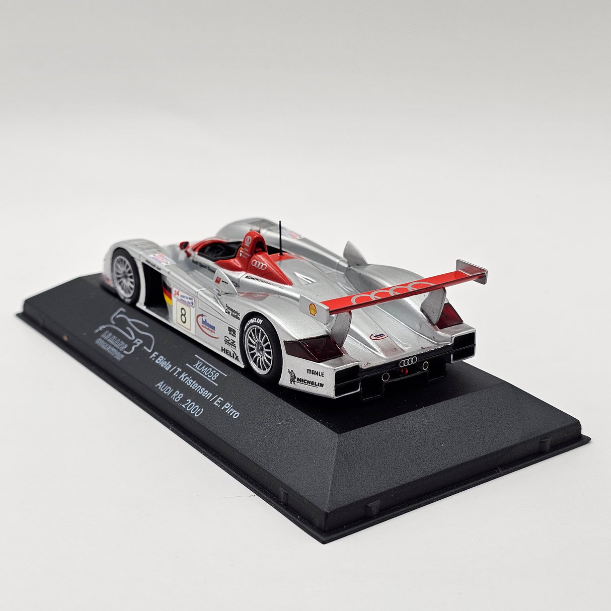 Onyx Audi R8 #1 Audi Sport Team Joest Le Mans Winner 2001 1/43 Scale XLM058