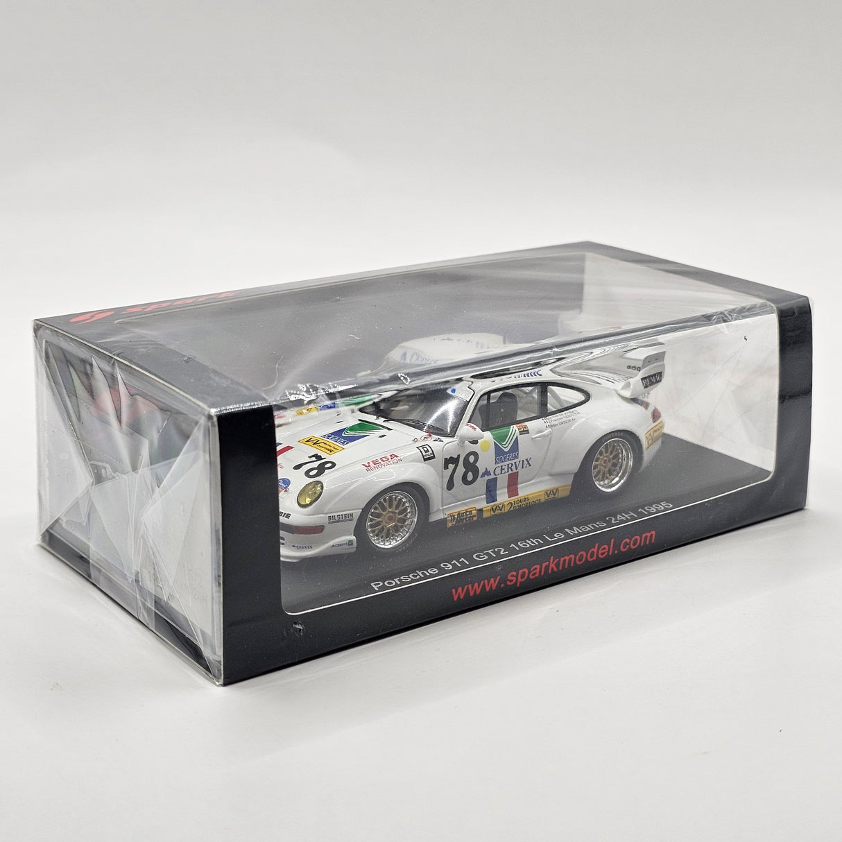 Spark Porsche 911 GT2 #78 Jean-François Veroux Le Mans 24H 1995 1/43 Scale S9898
