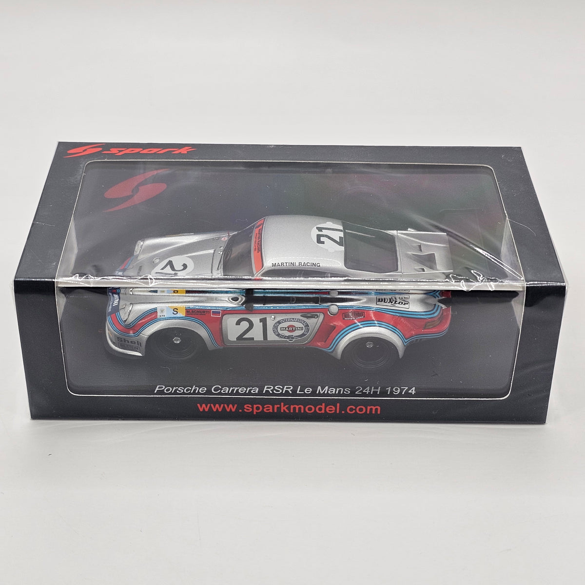 Spark Porsche 911 Carrera RSR Turbo #21 Martini Racing 24Hrs Le Mans 1974 1/43 Scale