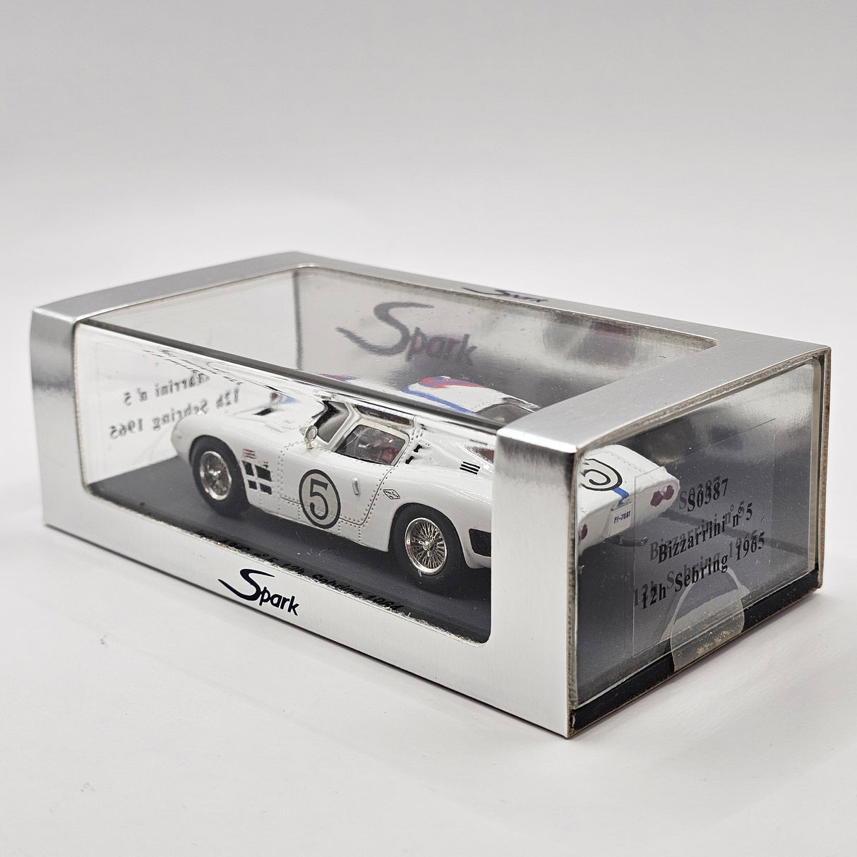 Spark Bizzarrini ISO A3C #5 William McLaughlin 12Hrs Sebring 1964 1/43 Scale S0387